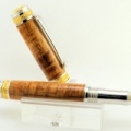 0095 - Majestic Rollerball Pen (34441 visits) This pen has to be seen to be believed! Big, beautiful, and bold! The Curly Koa body has an amazing ... 0095 - Majestic Rollerball Pen