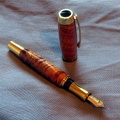 0054 - Curly Koa Gent Titanium Gold Fountain Pen (33919 visits)
This pen features outstanding Curly Koa barrels framed with durable Titanium Gold components.
0054 - Curly Koa Gent Titanium Gold Fountain Pen
