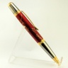 0097 - Red & Gold Trustone Black Titanium/Titanium Gold Sierra Pen