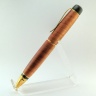 0107 - Cherry Titanium Gold Cigar Pen